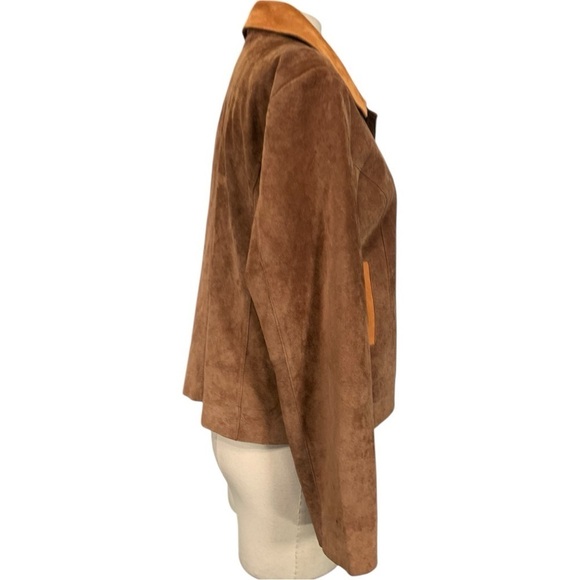 Vintage Barebac Suede Leather Jacket Size Large - Picture 2 of 10